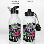 20680 spooky cupcakes gothic water bottle 3