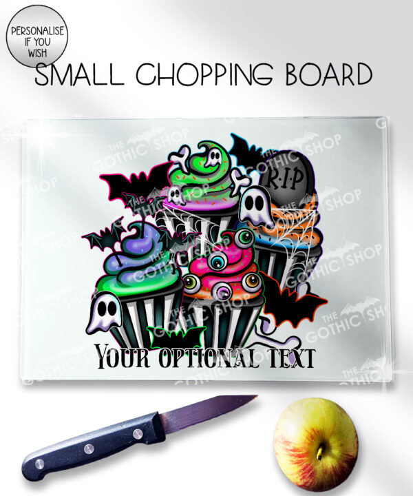 20682 spooky cupcakes gothic large chopping board 3