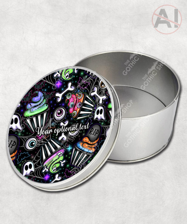 20683 spooky cupcakes gothic tin 2