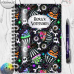 20684 spooky cupcakes gothic notebook 1