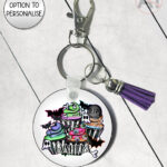 20689 spooky cupcakes gothic keyring 2