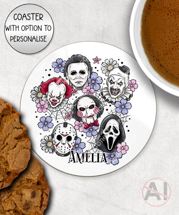 20692 horror movie characters halloween coaster 2