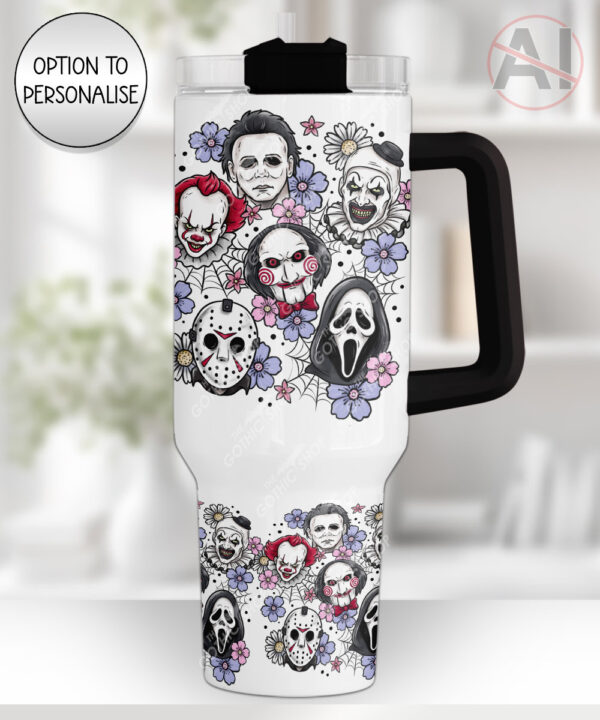 20695 horror movie characters halloween large tumbler 1