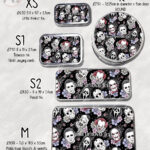 20697 horror movie characters halloween tin 3