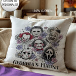 20700 horror movie characters halloween cushion 2