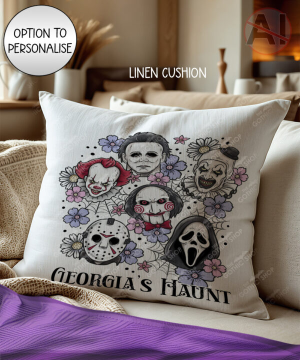 20700 horror movie characters halloween cushion 2