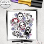 20701 horror movie characters halloween mirror 1