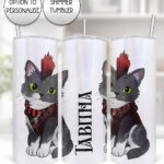 20707 punk gothic cat tumbler 3