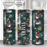 20707 punk gothic cat tumbler 5
