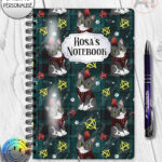 20709 punk gothic cat notebook 2