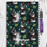 20709 punk gothic cat notebook 3