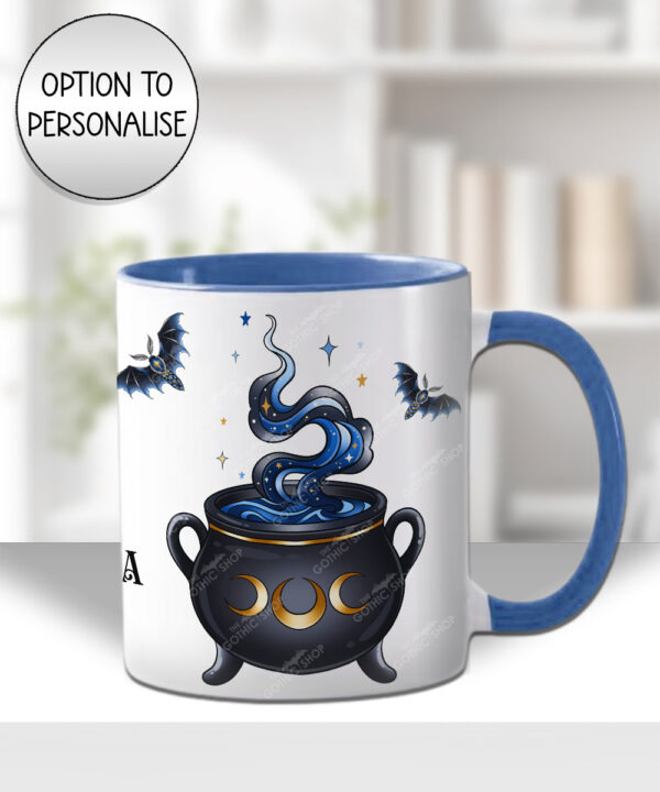 witching hour celestial witch cauldron gothic mug and/or coaster optional to personalise