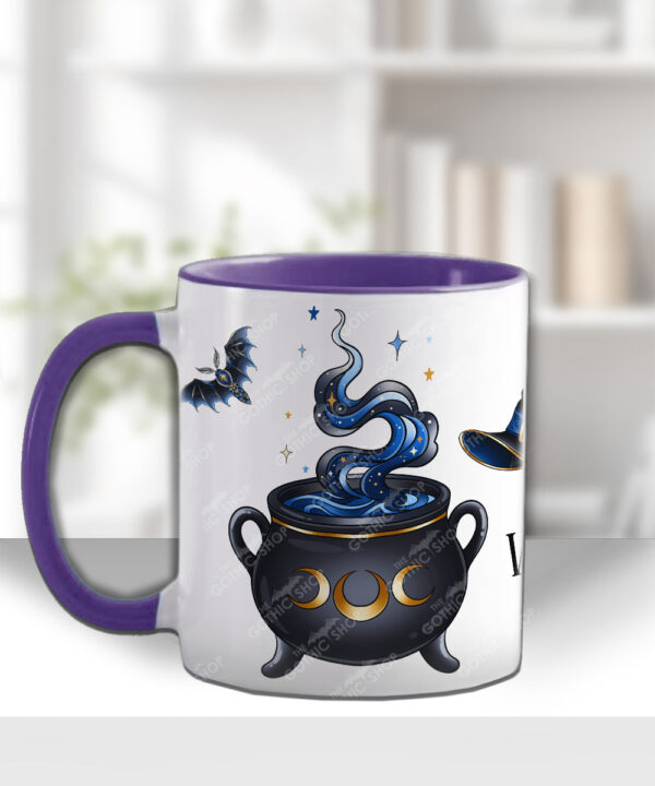witching hour celestial witch cauldron gothic mug and/or coaster optional to personalise