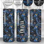 witching hour celestial witch cauldron gothic straight tumbler option to personalise