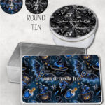 witching hour celestial witch cauldron gothic storage tin option to personalise