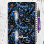 witching hour celestial witch cauldron gothic notebook journal option to personalise