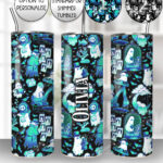 spooky ghost hobbies straight tumbler option to personalise