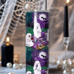 cute gothic ghost picnic straight tumbler option to personalise