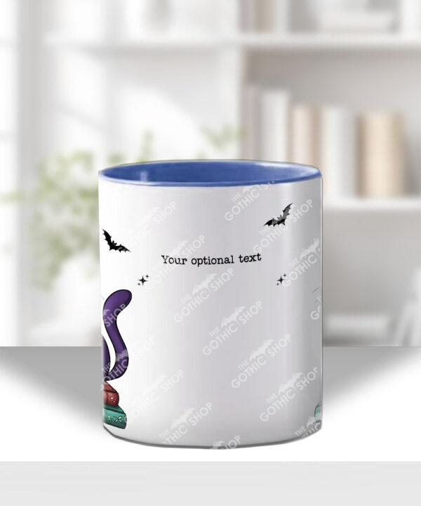magical kawaii purple witchy cat mug and/or coaster optional to personalise