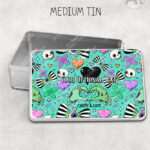 gurokawa creepy cute kawaii goth storage tin option to personalise
