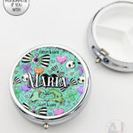 gurokawa creepy cute kawaii goth round pill box option to personalise