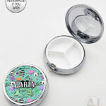 gurokawa creepy cute kawaii goth round pill box option to personalise