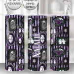 haunted mansion wall gallery gothic straight tumbler option to personalise