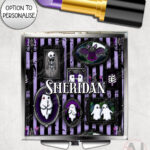 haunted mansion wall gallery gothic compact mirror option to personalise