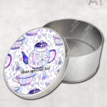 witch's brew doodle sketches gothic storage tin option to personalise