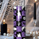 witch's brew doodle sketches gothic straight tumbler option to personalise (copy)