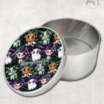 spooky halloween cows storage tin option to personalise