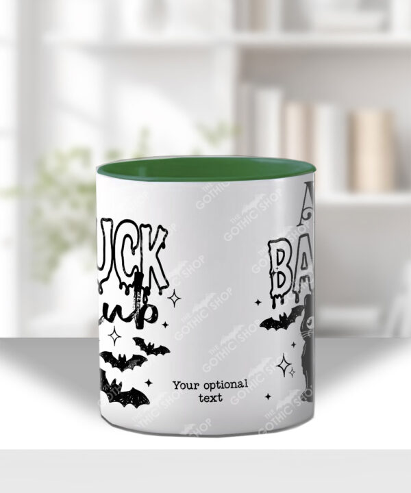bad luck club black cat gothic witchy mug and/or coaster optional to personalise