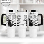 bad luck club black cat gothic witchy large 40oz tumbler with handle option to personalise