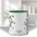 gothic heart web mug and/or coaster optional to personalise