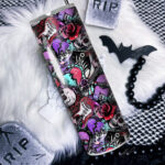 emo graffiti skulls gothic straight tumbler option to personalise