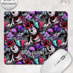emo graffiti skulls gothic mouse mat option to personalise