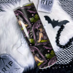 fae gothic bat wing fairy straight tumbler option to personalise