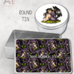 fae gothic bat wing fairy storage tin option to personalise
