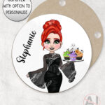 goth lady spooky cupcakes halloween mug and/or coaster optional to personalise
