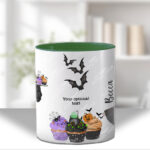 goth lady spooky cupcakes halloween mug and/or coaster optional to personalise