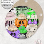 personalised halloween mug and/or coaster – cute spooky mugs halloween gift