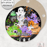cute spooky cupcakes personalised halloween mug and/or coaster