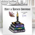 witchy spells and rituals birthday / all occasions card option to personalise