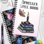 witchy spells and rituals notebook journal option to personalise