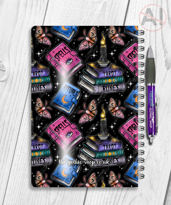 witchy spells and rituals notebook journal option to personalise