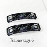 gothic trainer tags & boot lace charms – bats, skulls & gothic designs