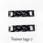 gothic trainer tags & boot lace charms – bats, skulls & gothic designs