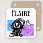 grim reaper gamer mug and/or coaster optional to personalise