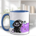 grim reaper gamer mug and/or coaster optional to personalise