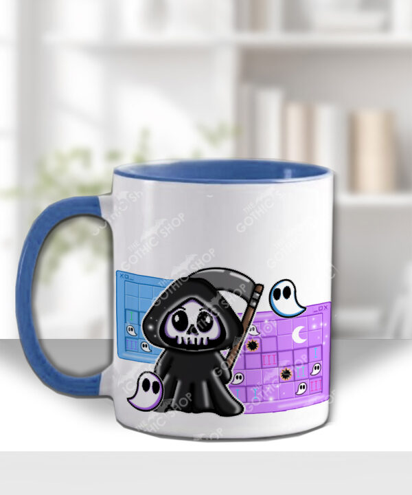 grim reaper gamer mug and/or coaster optional to personalise